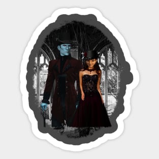 Thrawn X Sabine Wren Goth Vignette Sticker